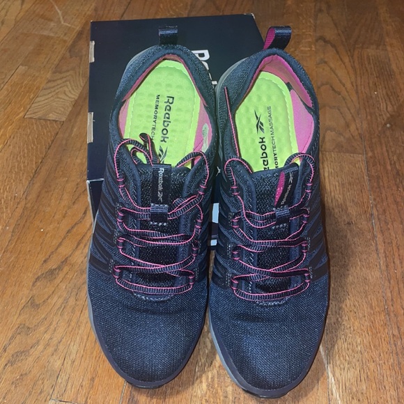 •REEBOK•NWB ASTRORIDE WORK MEMORYTECH MASSAGE FOOTBEED STEEL TOE SHOE SIZE 9.5 - Picture 10 of 16